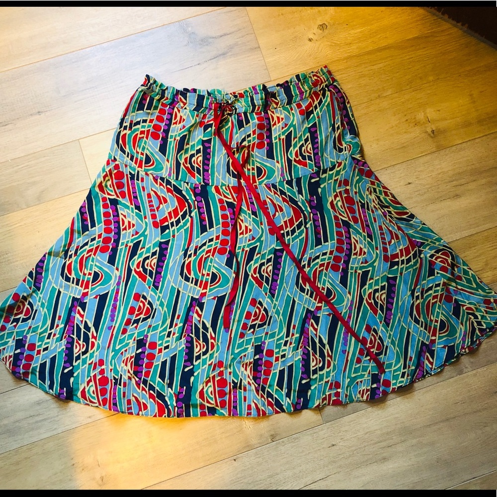 Marc Jacobs collection floral silk skirt x small